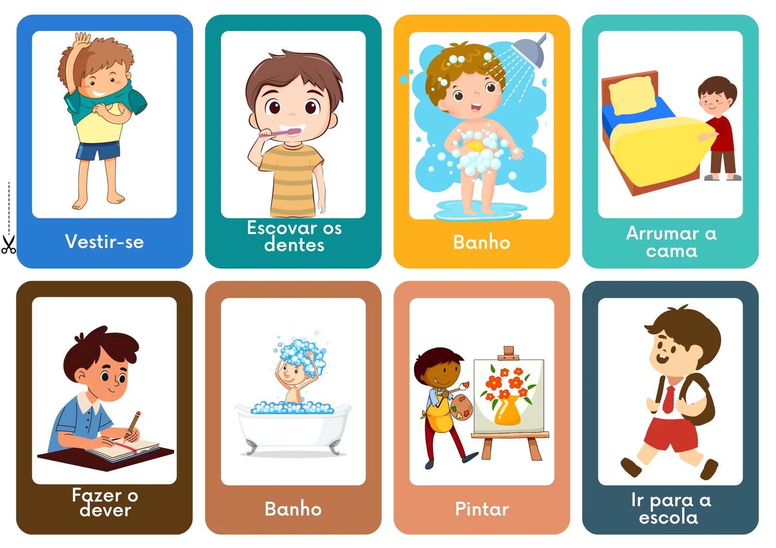 Cards de Comportamento